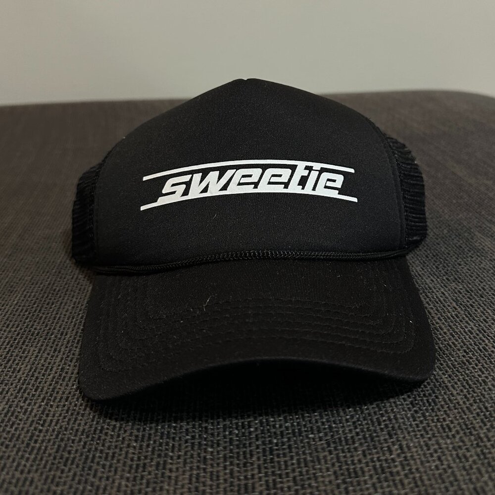 Sweetie Black Trucker Hat